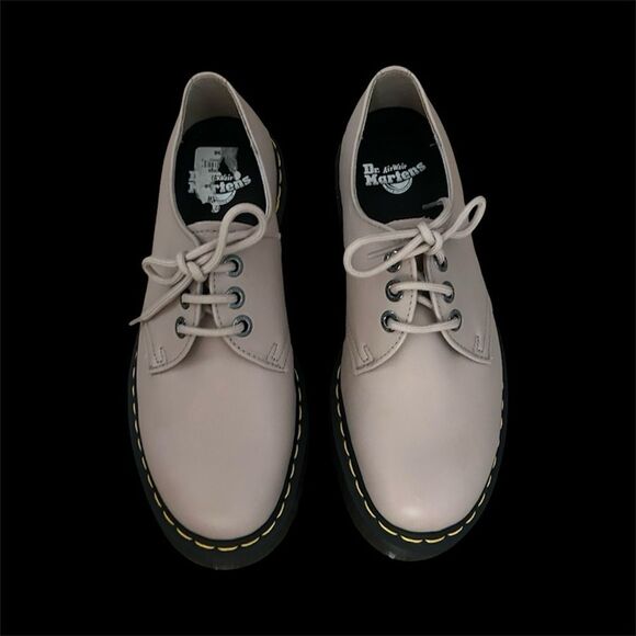 Dr. Martens 1461 Quad II Oxford Platform Derby, Vintage Taupe, Women’s 10, NWOT - Picture 4 of 14